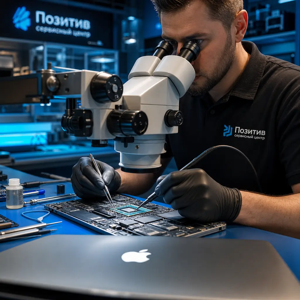 Замена видеокарты Apple MacBook в Видном