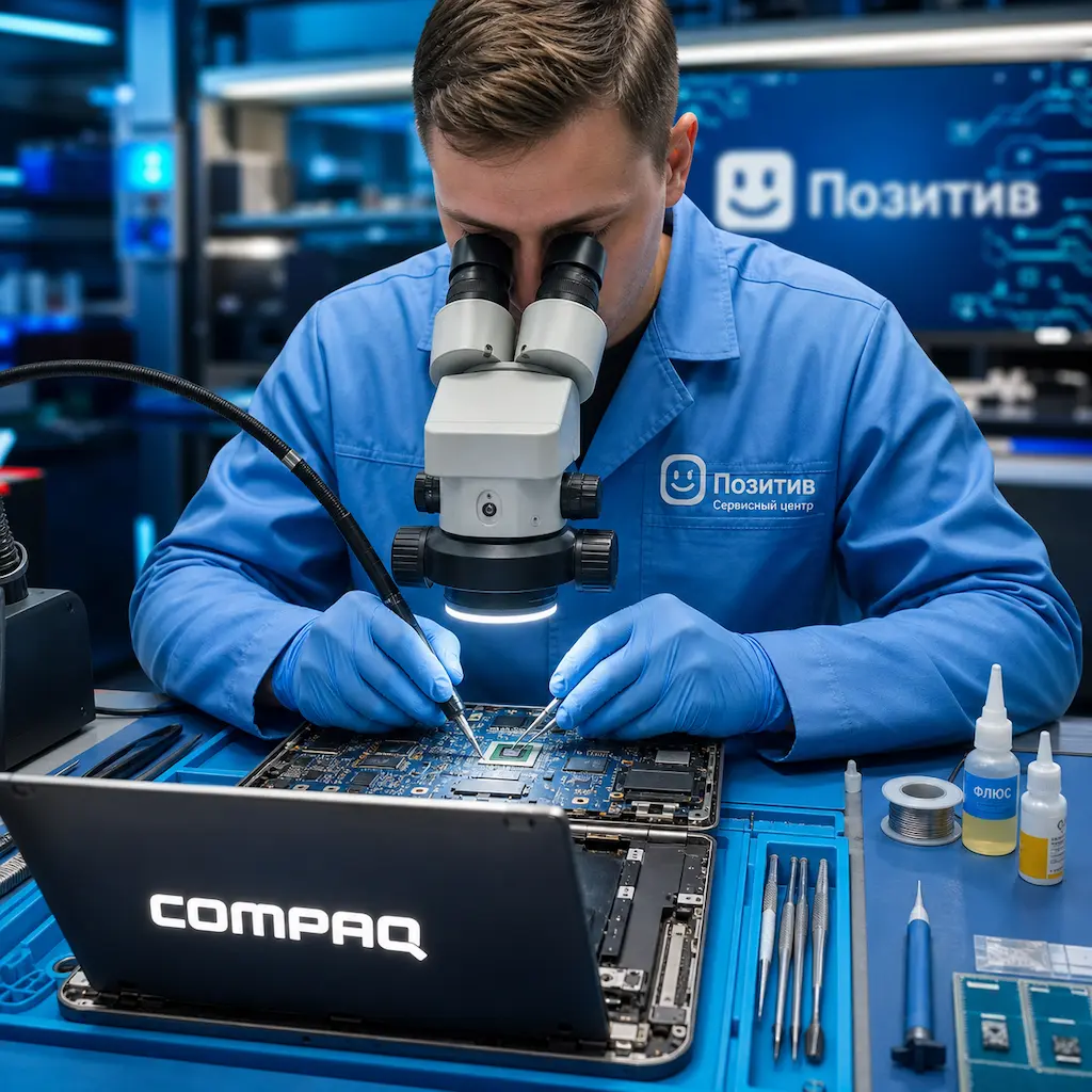Замена видеокарты ноутбука Compaq в Видном