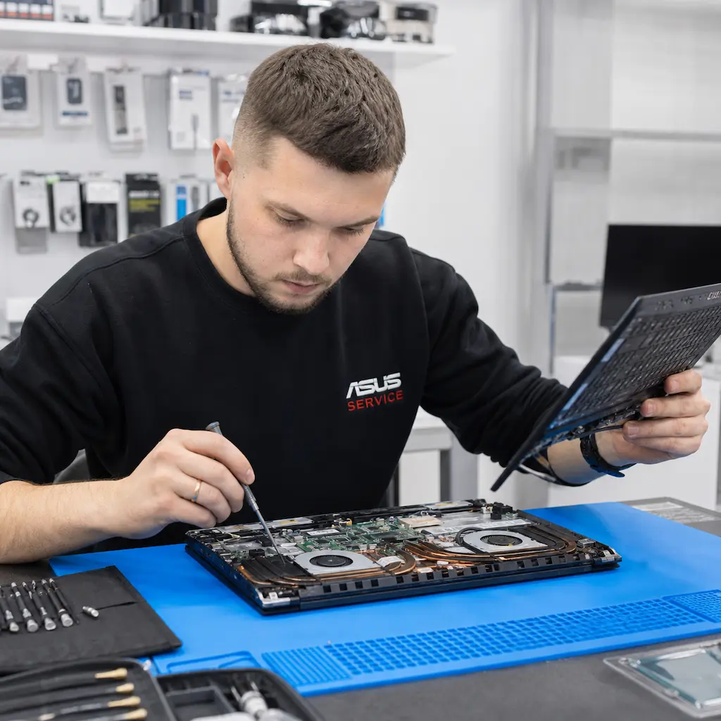 заменить клавиатуру на ноутбуке Asus в Видном