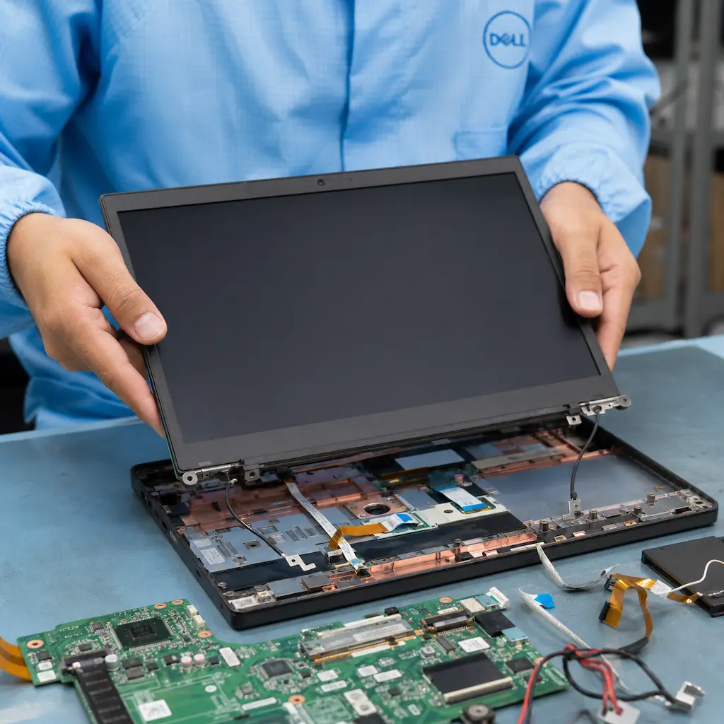 заменить матрицу ноутбука Dell в Видном