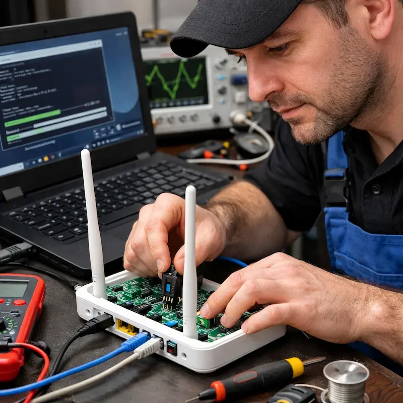 Перепрошивка WiFi роутера в Видном