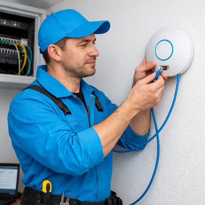 Подключение точки доступа в Видном