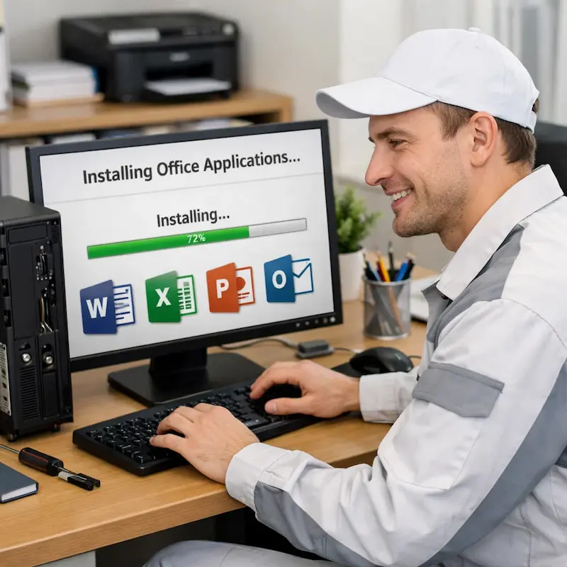 Установка и настройка программ на компьютере в Видном