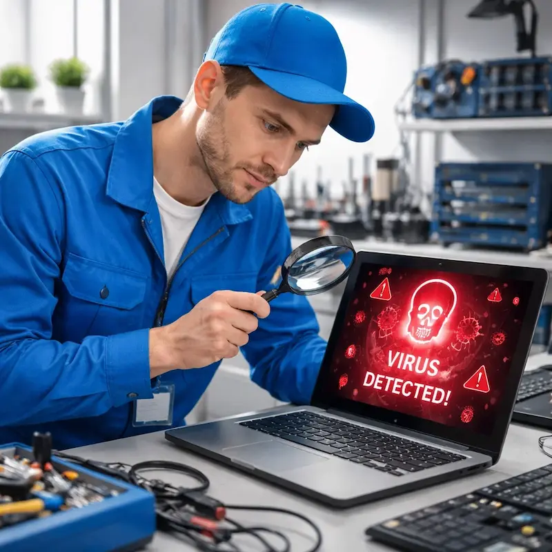 Поиск компьютерных вирусов в Видном